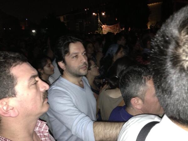 Nihat Doğan da Taksim Gezi Parkı'na geldi.  #DirenGeziParkı