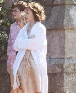 Mortal Institute On Twitter Lily Collins With Short Hair On The