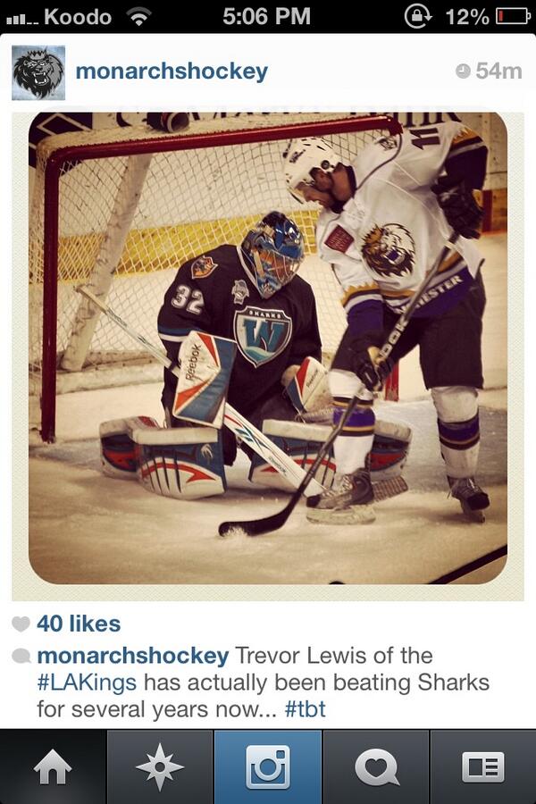 TylerToffoli's tweet photo. @MonarchsHockey youre pretty funny eh?😉 http://t.co/S4EVSHXkCQ