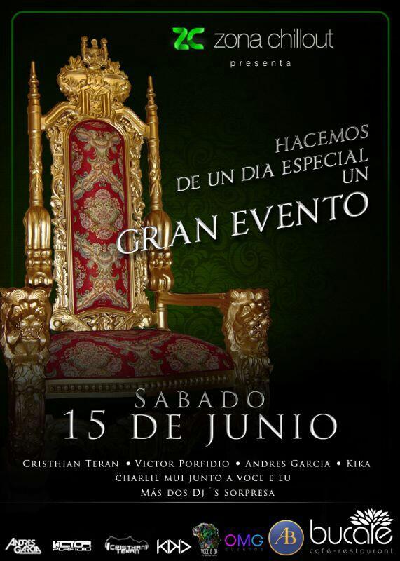 RAULEMR's tweet photo. No se pierdan este 15/06 la mejor rumba con los mejores dj's y el ambiente mas exclusivo. @zchillout #OMGeventos http://t.co/URazUyN9t9