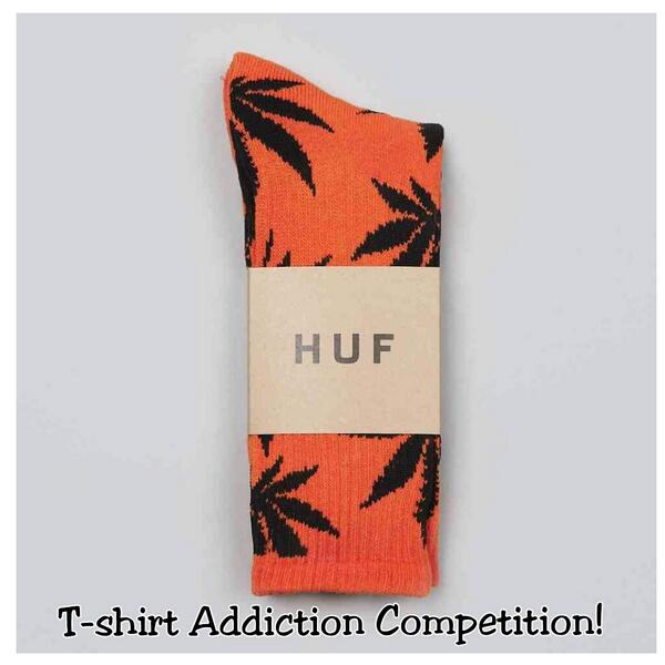 TshirtAddiction's tweet photo. Wanna win a pair of limited edition @HUFSF Halloween Plantlife socks? RT this photo to be entered in to our comp!! http://t.co/j6YssGgcYu