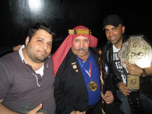REZAMRMOTA's tweet photo. Uncle Hossein Khosrow Vaziri aka The IRON SHEIK Roast @Comedystore LA Last night !!!! What A blast 😀 http://t.co/OFD78xLFJE
