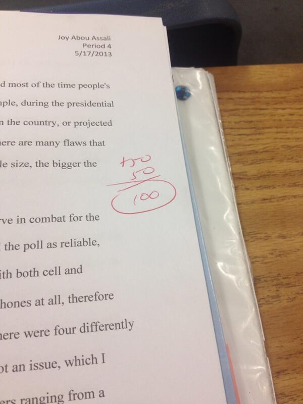 joyfullness26's tweet image. Why am I so smart? #govproject #100