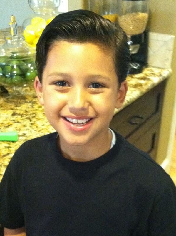 Mario Lopez On Twitter My Nephew Makai Is Sending Me A Selfie Of His New Haircut Blk T Shirt Littleplaya Http T Co Zgvzytp5jp
