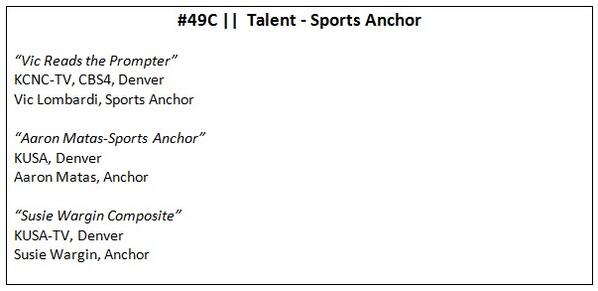 HeartlandEmmy's tweet image. #49C || Talent - Sports Anchor