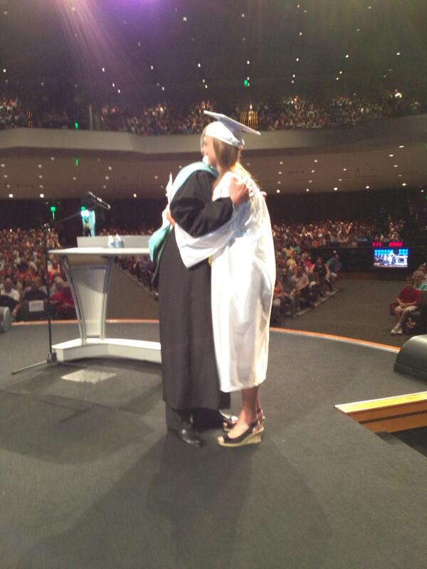 Bulldog_Bite's tweet photo. GHS Senior Class President, Elise Wise, approaching the podium earlier tonight to give the Senior Address. #WellDone http://t.co/x3THSKqHME