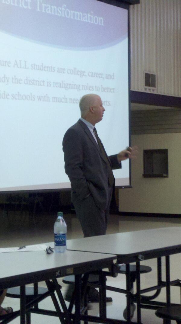 jasonjoens's tweet photo. Thank you superintendent Kurt Browning for seeking out input from our River Ridge community http://t.co/s6APmbsPM2