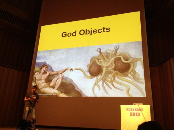 t_wada's tweet image. &quot;God Objects&quot; #rubykaigiA