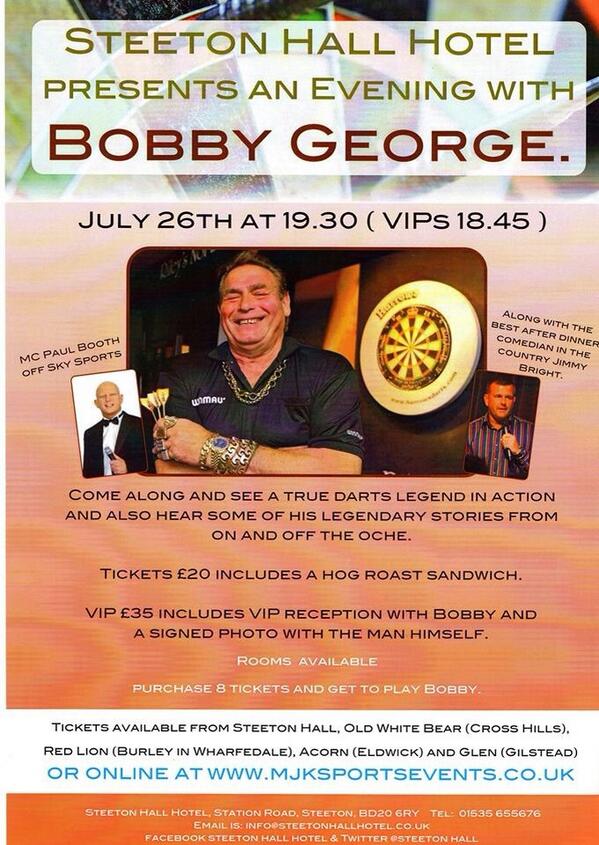 Tickets are on sale to everyone now, so grab them whilst their hot! £20 gets you a seat and hog roast!