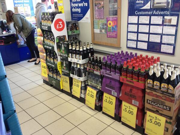 Ready for the weekend student trade at Unthank Road!