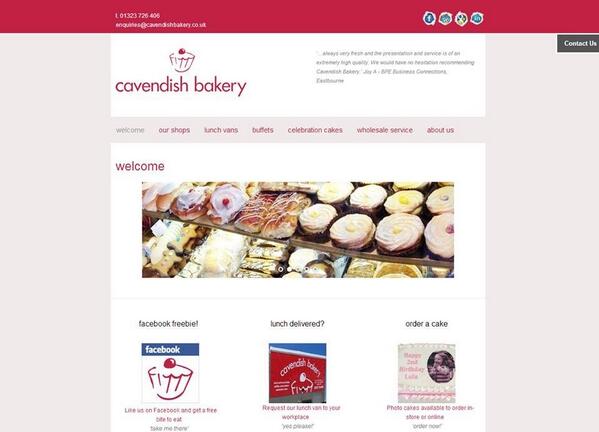 New Cavendish Bakery website launched!