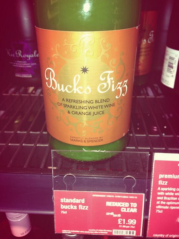 Zoe_Atkinson's tweet image. Buzz Fizz for 1.99 - don't mind if I do! Thanks M&amp;amp;S #bargain #buytwo