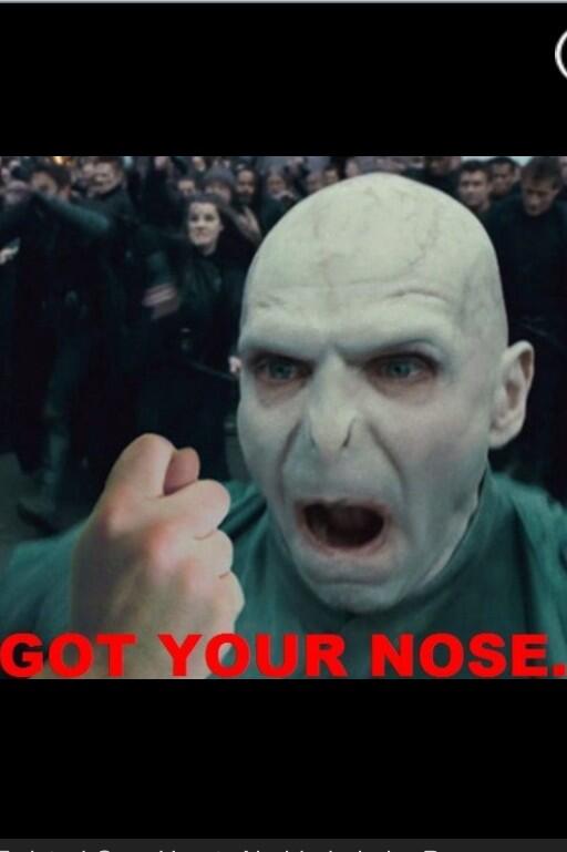 harry potter memes on X: Good old Voldey finally got a nose   / X