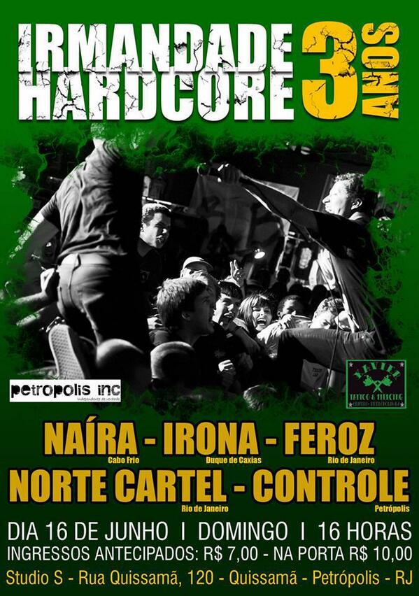 RebelAlexandre's tweet image. E o Rock não pode parar!!! Irmandade Hc