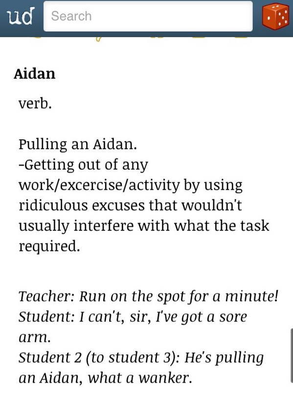 aidan on twitter oh urban dictionary it s sad how accurate you
