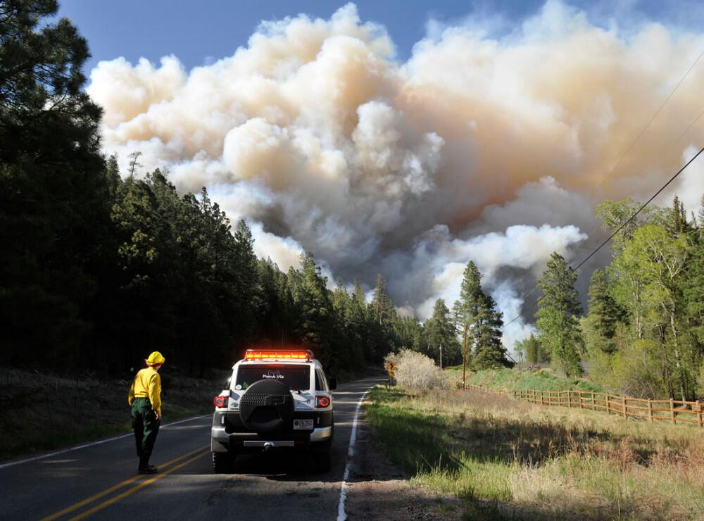 Albuquerque Journal on Twitter "Pecos Canyon fire still burning