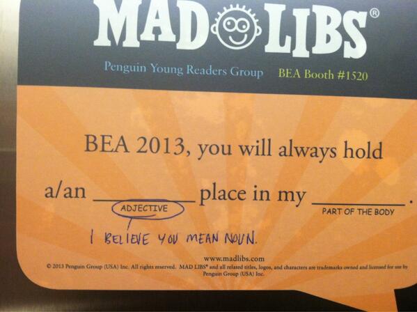 laurakeefe's tweet image. #grammarcops in the bathrooms @ #BEA13