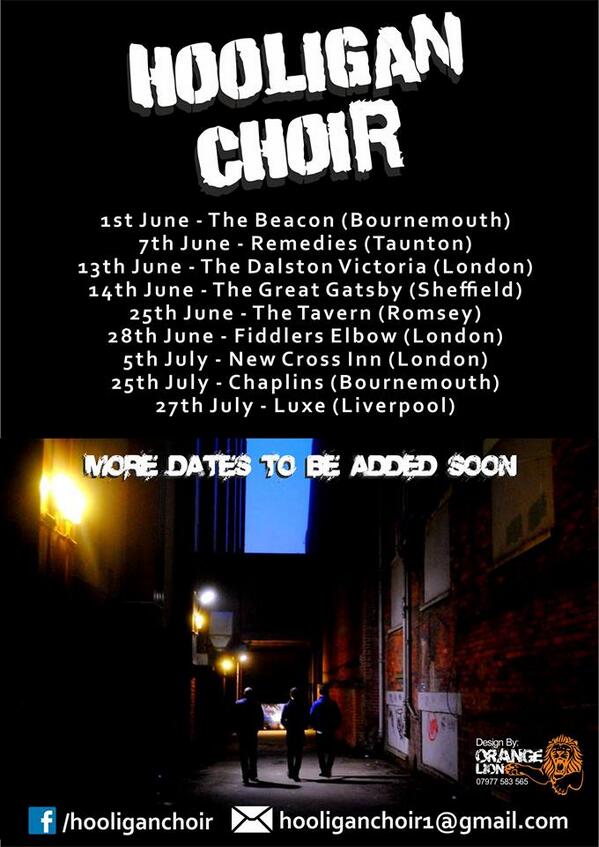 Few upcoming dates...