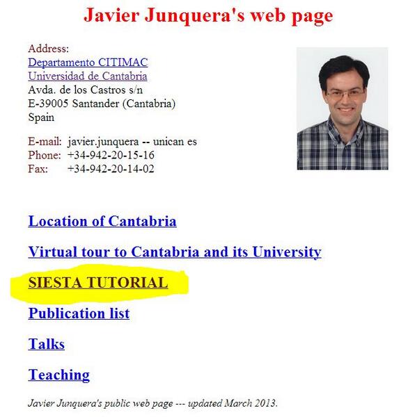 Rubenih's tweet image. Siesta- Tutorial, por J. Junquera. JAJAJAJAJA #Física #Soplapollas