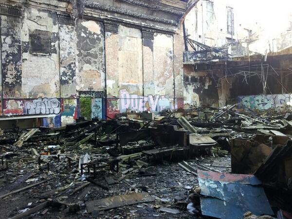 HellyBellie's tweet photo. Lots of graffiti. Yrs of kids in &amp; out. This is right in the heart of #kingsheath we need action. Pls RT. #deathtrap http://t.co/T6sy5aP2Zd