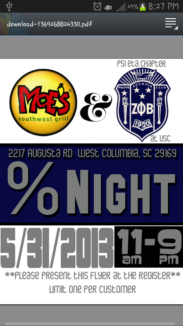 There's still time just show the flyer off your phone...