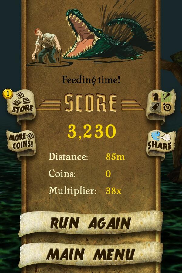 jlwitkowski's tweet image. I got 3,230 points while escaping from demon monkeys. Beat that! bit.ly/TempleRunGame #TempleRuk