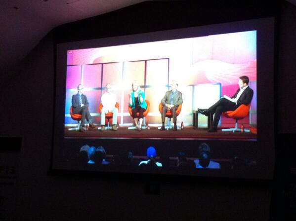 rapplerdotcom's tweet photo. MT: @kdpsuarez: The @WorldSciFest panel for "Architects of the Mind" as viewed here at @themindmuseum #wsf13 http://t.co/ajE5HfRyeS