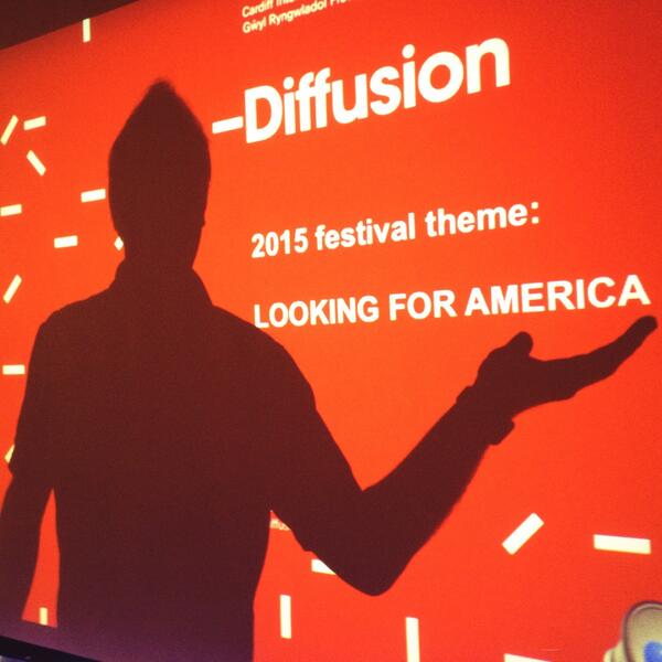 annesiegel's tweet image. The end is the beginning. @ffotodavid announces the theme for @_Diffusion '15 "Looking for America" #diffusion2013
