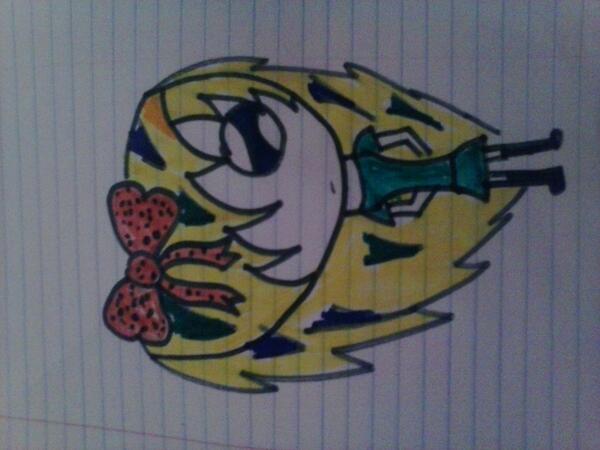 DotRobin's tweet image. I wish i had blond hair.... Look wat i drawed  ;-)