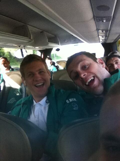 Ian_madigan's tweet image. Two happy heads on the way to the airport @darrencave13 @chrishenry678  #america #canada