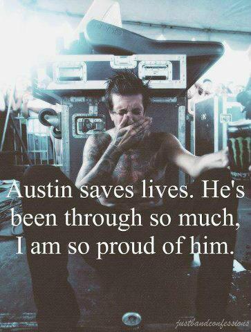 Scr3amyheartout's tweet photo. @austincarlile I saw this&amp;cried.. you will never know how much you mean to me </3 I wish I could DM you&amp; talk http://t.co/NmXPXKT41x