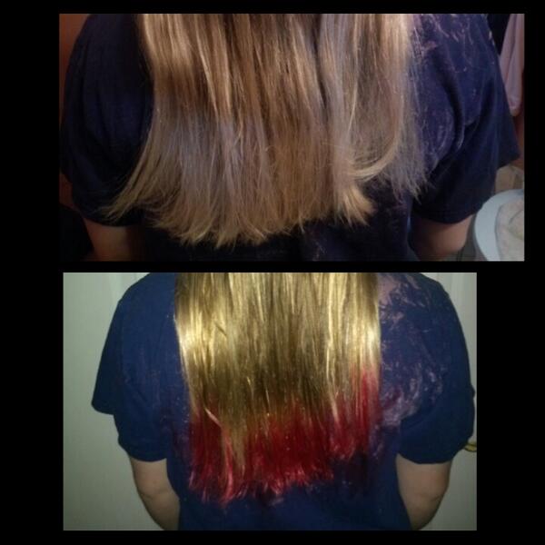 B_Reezy24's tweet image. Dying hair. It's what I do. #redtips