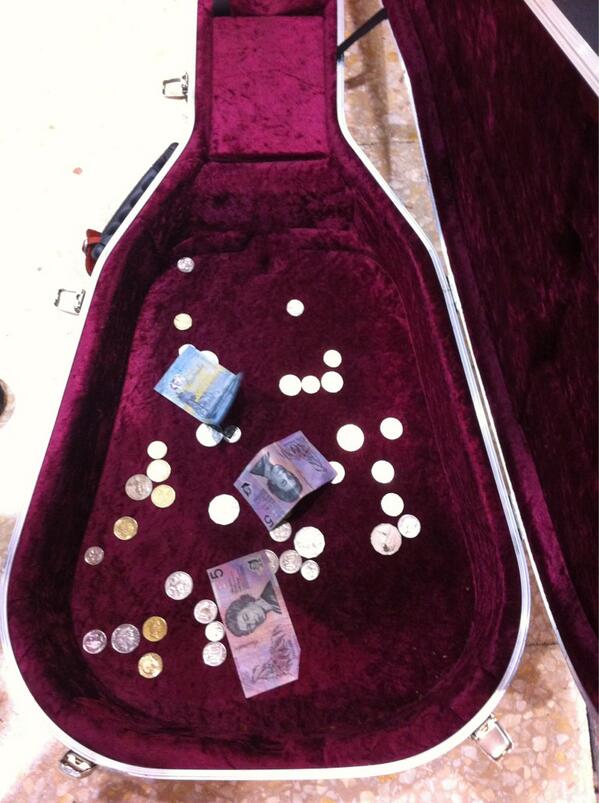 jacktjonesy's tweet photo. @JoeWilks1990 Notes as well! #Busking #Canberra Same again tomorrow http://t.co/QNWVfW9JTo