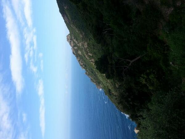 Il panorama dal <a href="/agririfugio/">Agririfugio Molini</a>  è questo.. #blogtourportofino  vi piace?