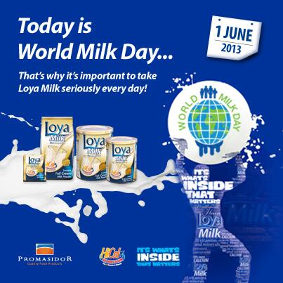 1 June is World Milk Day!! Let's all raise a glass to World Milk Day. #Nigeria #Kindly #HappyNewMonth Pls Retweet