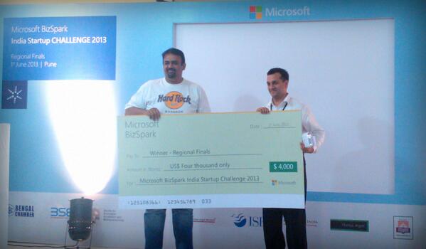 Alok Soni (@aloksoni) on Twitter photo Congratulations to the winner of <a href="/MicrosoftIndia/">Microsoft India and South Asia</a> #BizSpark Pune regional finals- kPoint Technologies Congratulations to the winner of <a href="/MicrosoftIndia/">Microsoft India and South Asia</a> #BizSpark Pune regional finals- kPoint Technologies