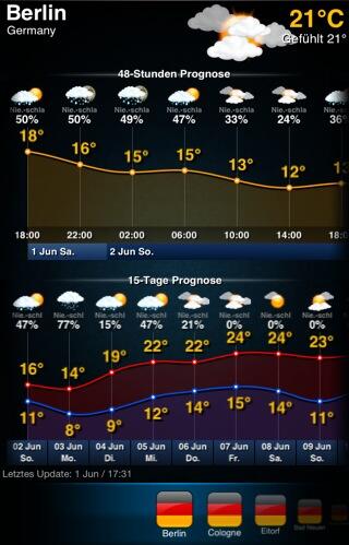 Printus2000's tweet image. Berlin 21°C, Gefühlt 21°C, Wind N 18 km/h #weathernow #weather #appstore  itunes.apple.com/WebObjects/MZS…