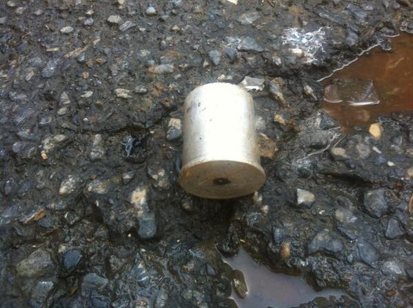 bestblueever's tweet photo. Orange gas bomb shell.Forbidden by EU,against human rights.Used by Turkish Police and government. #bubirsivildirenis http://t.co/psdC5M10N0