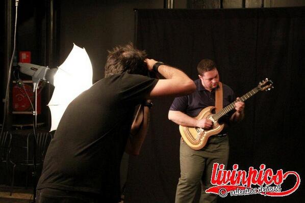 TheThingBand's tweet photo. And here it is another photo from the backstage during the shooting http://t.co/pFOk8F0CJg