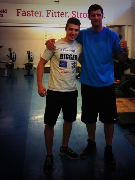 Wilson_SC91's tweet image. Me and @mrdavidhowe after today's @SHU_Combat #SheffieldBoxing  #hardworkpaysoff #teamhowe