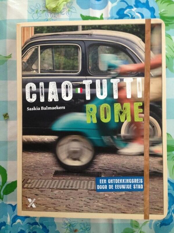 Eerste resultaat samenwerking  <a href="/XanderUitgevers/">Xander Uitgevers</a> en <a href="/DeBoekenmakers/">De Boekenmakers</a>: #CiaoTutti herdruk en #CiaoTuttiRome