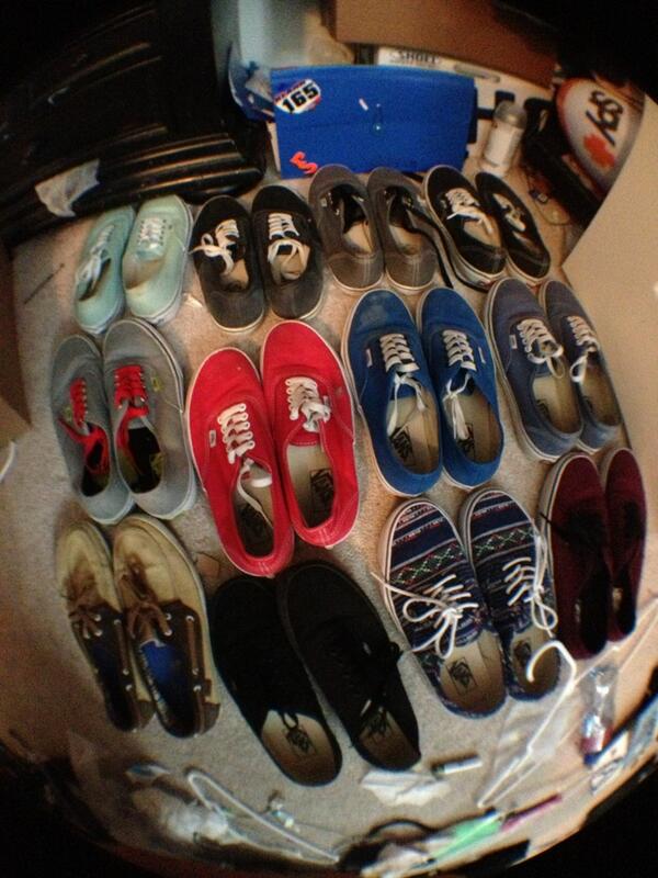 mattklann's tweet photo. Some of the collection #vans http://t.co/OL3RaOwCyS