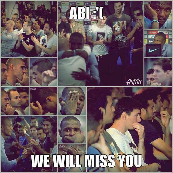 TheClubPark's tweet photo. RETWEET if you'll miss Abidal the Legend! http://t.co/n2cYJ7gsfP