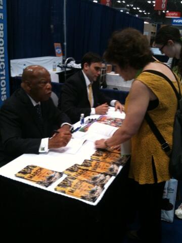 erikadreifus's tweet image. An American hero at #bea13: Congressman John Lewis