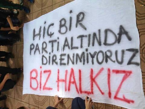 Isyanı anlamlaştıran slogan......