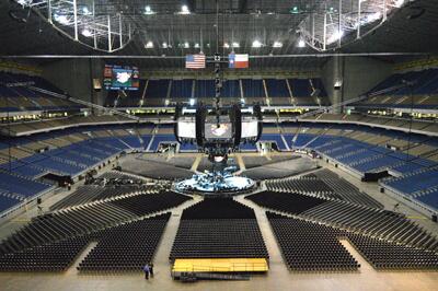 alamodome concert stage set