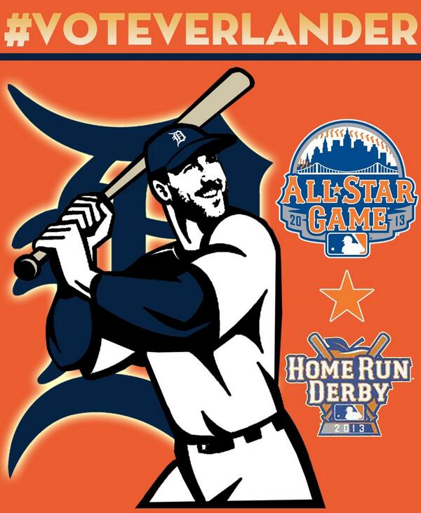 FanDuelSN_DET's tweet photo. Speaking of the home run derby, don't forget to #voteverlander in to this year's derby! Every vote counts! #Tigers http://t.co/LvBnedAEhL