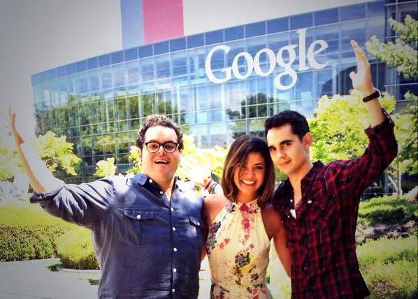 maxminghella's tweet photo. Back at Google HQ w/@iamjessicaszohr &amp; @joshgad #TheInternship http://t.co/6yqeCLK8rW