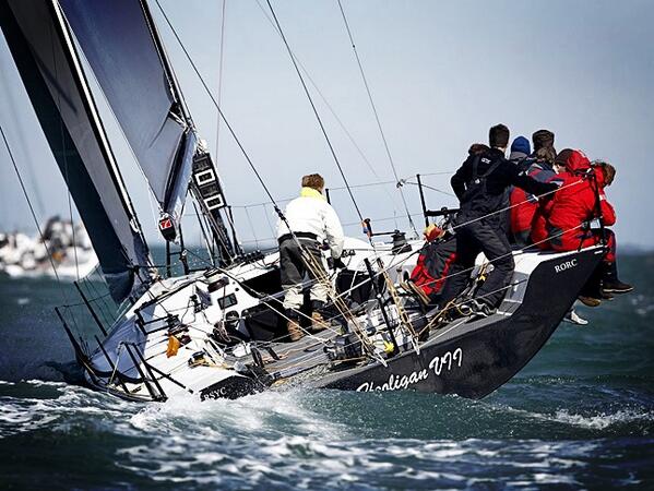 Team Hooligan with friends and family enjoyed a trip <a href="/RoundtheIsland/">Round the Island Race</a> #raceforall #Sailing  

Credit: Paul Wyeth