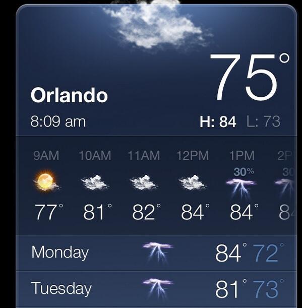 jumprfoundation's tweet photo. My Weather Forecast for the next three days! #premiere13 http://t.co/Vl3flAeUtK